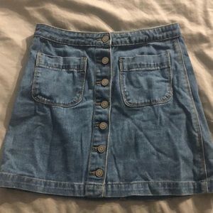 Denim skirt